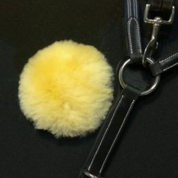 BOTTONE IN PELO D'AGNELLO PER PETTORALE Pettorali 